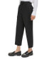 Фото #3 товара Petite Pleat-Front Cropped Ankle Pants