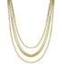 Фото #1 товара ETTIKA supreme Mixed Chain Gold Layered Necklace
