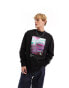 Calvin Klein Jeans hyper real landscape long sleeve t-shirt in multi