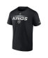 Фото #3 товара Men's Black Los Angeles Kings Authentic Pro Team Core Collection Prime T-shirt