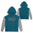 NHL San Jose Sharks Girls' Poly Fleece Hooded Sweatshirt - XS