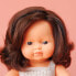 Фото #3 товара MINILAND Caucasian Brunette Girl 38 cm Colourful baby doll