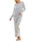 Women's 2-Pc. Whisperluxe Printed Pajamas Set