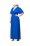 Фото #4 товара Plus Size Indie Flair Maxi Dress with Kimono Sleeves