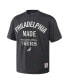 Фото #3 товара Men's NBA x Anthracite Philadelphia 76ers Heavyweight Oversized T-shirt