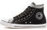 Фото #1 товара Кеды Converse Double Upper Chuck Taylor All Star 167467C - высокие модные унисекс черно-серебристые 307766895