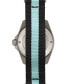ფოტო #2 პროდუქტის Women's Swiss Automatic DS Action Diver Black & Blue Stripe Synthetic Strap Watch 38mm