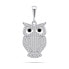Фото #1 товара Beautiful silver pendant Owl PT46W