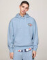 Фото #2 товара Tommy Jeans Pullover Hoodie in Blue Grey