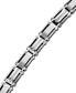 ფოტო #1 პროდუქტის Men's Diamond Bracelet in Stainless Steel (1/2 ct. t.w.)