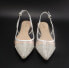 Фото #7 товара Aldo Women’s Karowara Flats Diamond Silver Clear Shoes Size 6.5