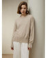 Фото #3 товара Women's Crew Neck Cashmere Sweater