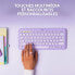 Фото #2 товара Logitech - K380 Wireless Tastatur - Lavendel -Limonade