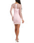 Hervé Léger Sheer Layered Mini Dress Women's Pink S