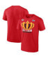 ფოტო #1 პროდუქტის Men's Red Kansas City Chiefs Super Bowl LVII Champions Big and Tall Hometown Last Standing T-shirt