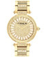 ფოტო #1 პროდუქტის Women's Cary Gold-Tone Stainless Steel Crystal Watch 34mm