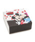 Подвеска Disney mickey and Minnie Mouse, серебристая с покрытием Flash, с плакеткой Микки и Минни, длина 18" Silver Bow - фото #2