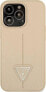 Guess Guess GUHCP13LPSATLE iPhone 13 Pro / 13 6,1" beżowy/beige hardcase SaffianoTriangle Logo - фото #3