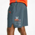 Фото #4 товара Мужские спортивные шорты PUMA Power Colorblock 11" TR M Темно-серый