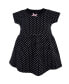 ფოტო #3 პროდუქტის Baby Girls Cotton Short-Sleeve Dresses 2pk, Toile