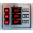 Фото #1 товара GOLDENSHIP 15A 12V 3 Switches Aluminium Panel With Fuse Holders