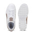 Фото #6 товара Puma Mayze Glam 39306802 Womens White Leather Lifestyle Sneakers Shoes