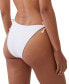 Фото #2 товара Women's Textured Tie Side Bikini Bottoms