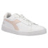 Фото #2 товара Diadora Game L Low 2030 Lace Up Mens White Sneakers Casual Shoes 178745-C9921
