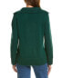 Vince Wide Wool & Cashmere-Blend Tunic Women's Green Xs