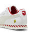 Фото #6 товара Puma Ferrari Roma Via 30806702 Mens White Leather Motorsport Sneakers Shoes