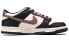 Фото #2 товара Кеды Nike Dunk Low RISK 甜心猫爪 Удобные Кеды GS Черно-розово-коричневые