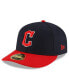 ფოტო #2 პროდუქტის Men's Navy, Red Cleveland Guardians Authentic Collection On-Field Home Low Profile 59FIFTY Fitted Hat