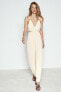 CUT-OUT WIDE-LEG JUMPSUIT