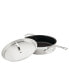 Фото #3 товара ProBond Clad Stainless Steel with Titum Nonstick 3-Quart Covered Saute Pan