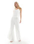 Фото #4 товара Vila Bridal sequin cami top co-ord in white