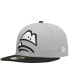 Фото #2 товара Men's Gray Lansing Lugnuts Authentic Collection Road 59FIFTY Fitted Hat