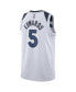 Фото #2 товара Men's and Women's Anthony Edwards White Minnesota Timberwolves Swingman Jersey - Association Edition