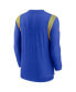 ფოტო #2 პროდუქტის Men's Royal Los Angeles Rams Sideline Tonal Logo Performance Player Long Sleeve T-shirt