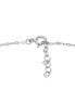 ფოტო #4 პროდუქტის Cubic Zirconia Evil Eye Ankle Bracelet in Sterling Silver, Created for Macy's