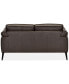 Фото #12 товара Keery 66.5" Leather Loveseat, Created for Macy's