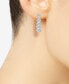 ფოტო #2 პროდუქტის Diamond Butterfly Drop Earrings (1 ct. t.w.) in Sterling Silver, Created for Macy's