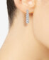 Diamond Butterfly Drop Earrings (1 ct. t.w.) in Sterling Silver, Created for Macy's