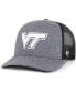 Men's Charcoal Virginia Tech Hokies Carbon Trucker Adjustable Hat