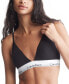 ფოტო #2 პროდუქტის Modern Cotton Lightly Lined Triangle Bralette QF5650