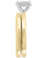 ფოტო #4 პროდუქტის EFFY® Diamond Oval Cluster Bridal Set (1/2 ct. t.w.) in 14k White Gold or 14k Gold & White Gold