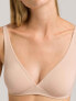 HANRO 301937 Women's Cotton Sensation Soft Cup Bra 71387, Beige, 36 D