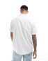 Brave Soul cotton textured revere collar shirt in white