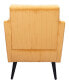 32" Wood, Polyester Bastille Boho Chic Accent Chair