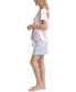 Women's 3-Pc. T-Shirt, Pants & Shorts Pajama Set