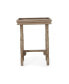 French Country Accent Table with Intricate Details and Charming Finish